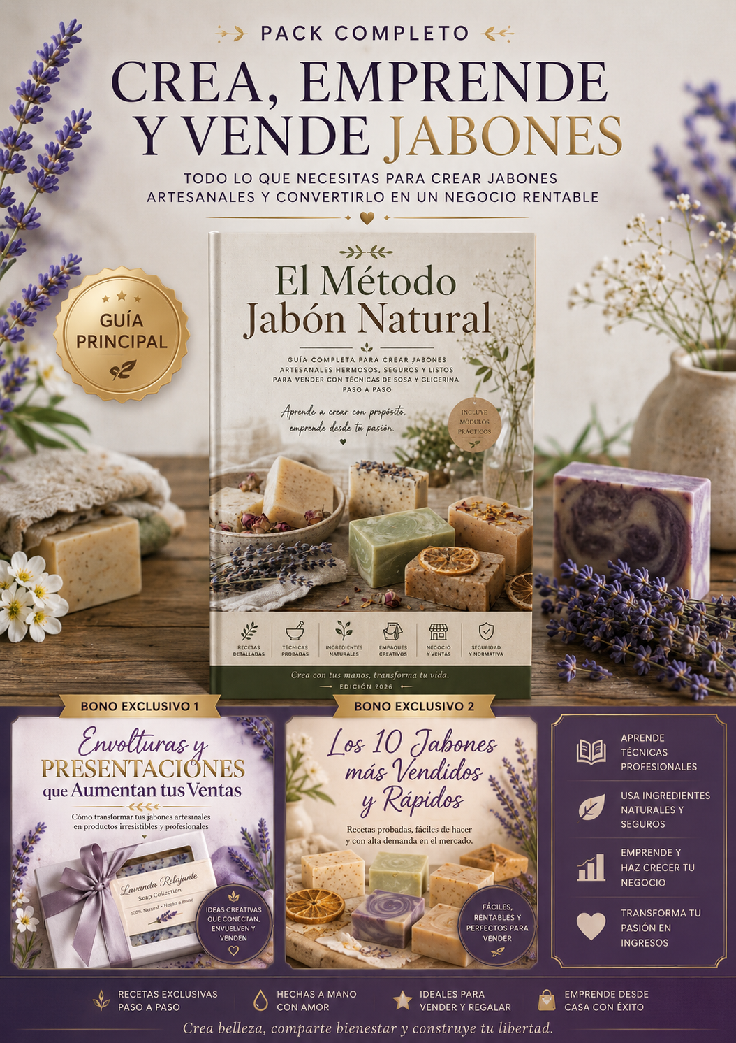 El Método Jabón Natural + 2 Bonos 🎁