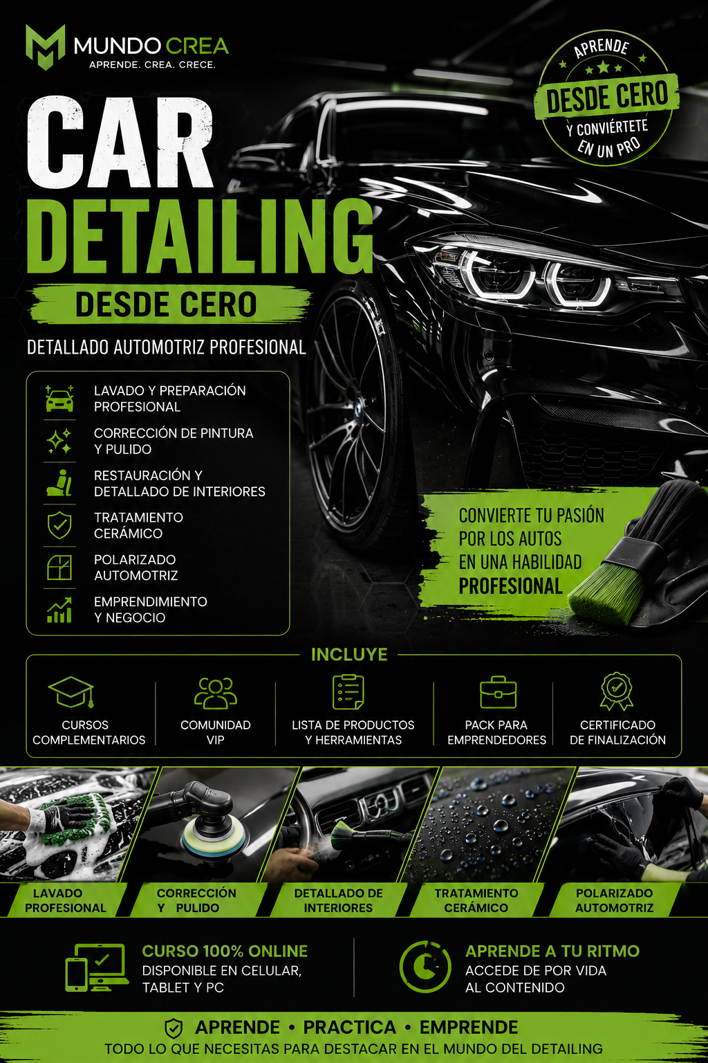 Car Detailing desde Cero — Detallado Automotriz Profesional 🚗